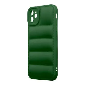 OBAL:ME Puffy Kryt pre Apple iPhone 11 Dark Green