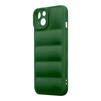 OBAL:ME Puffy Kryt pre Apple iPhone 13 Dark Green