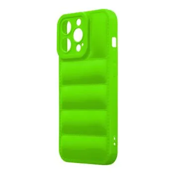 OBAL:ME Puffy Kryt pre Apple iPhone 13 Pro Green