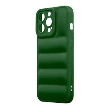 OBAL:ME Puffy Kryt pre Apple iPhone 13 Pre Dark Green