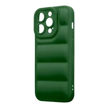 OBAL:ME Puffy Kryt pre Apple iPhone 14 Pre Dark Green