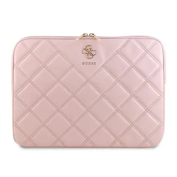 Pouzdro na notebook 13"-14" Guess PU Quilted 4G Metal Logo
