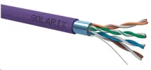 Inštalačný kábel Solarix FTP, Cat5E, drôt, LSOH, box 305m SXKD-5E-FTP-LSOH