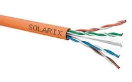 Inštalačný kábel Solarix UTP, Cat6, drôt, LSOHFR, cievka 500m SXKD-6-UTP-LSOHFR-B2ca