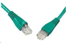 SOLARIX patch kabel CAT5E UTP PVC 0,5m zelený snag-proof