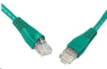 SOLARIX patch kabel CAT5E UTP PVC 10m zelený snag-proof