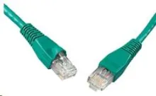 SOLARIX patch kabel CAT5E UTP PVC 1m zelený snag-proof