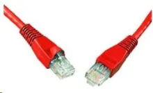SOLARIX patch kabel CAT5E UTP PVC 10m červený snag-proof