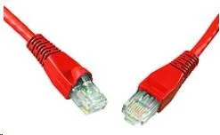 Solarix Patch kabel CAT6 UTP PVC 0,5m červený snag-proof C6-114RD-0,5MB