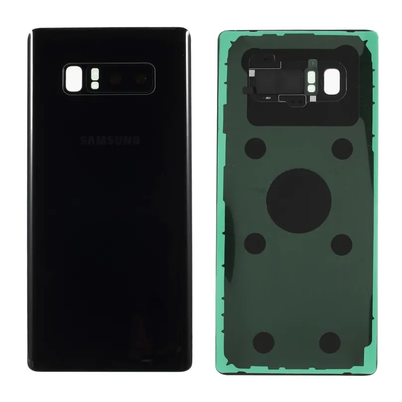 Samsung Galaxy Note 8 Zadný kryt batérie čierny vrátane osádzania krytky fotoaparátu N950