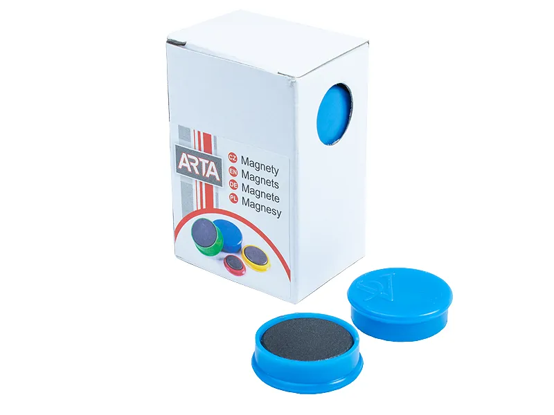 Magnety ARTA priemer 25mm, modré (10ks v balení)