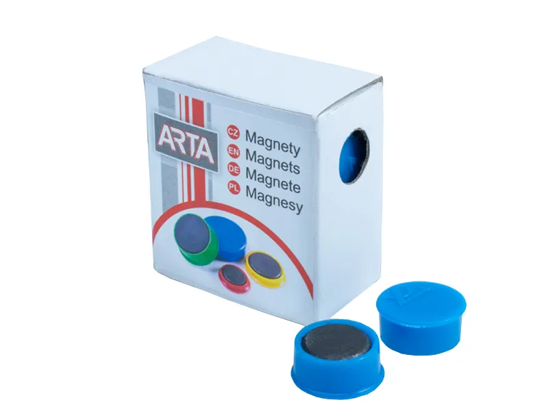 Magnety ARTA priemer 16mm, modré (10ks v balení)