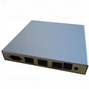 Montážna krabica CASE1D2U, 3x LAN, USB, sivá