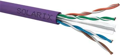 Inštalačný kábel Solarix CAT6 UTP LSOH Dca-s2,d2,a1 SXKD-6-UTP-LSOH