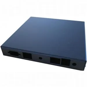 Montážne krabice CASE1D1BLKU, 2x LAN, USB, čierna