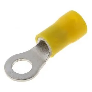 Oko GF-M5 lisovacie, otvor 5mm, žltá izolácie