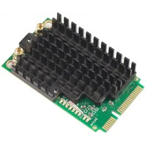 MikroTik RouterBOARD R11e-2HPnD 802.11b / g / n High Power miniPCI-e card with MMCX connectors