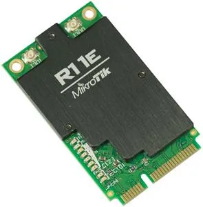 MikroTik RouterBOARD R11e-2HnD 802.11b / g / n miniPCI-e card with U.FL connectors