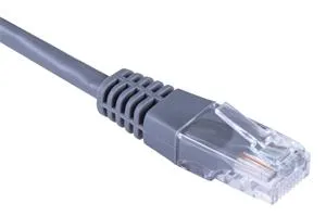 Masterlan patch kabel UTP, Cat5e, 1m, šedý