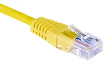 Patch kabel UTP, Cat5e, 1m, žlutý