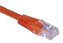 Patch kabel UTP, Cat5e, 1m, oranžový