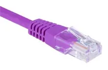 Patch kabel UTP, Cat5e, 1m, fialový