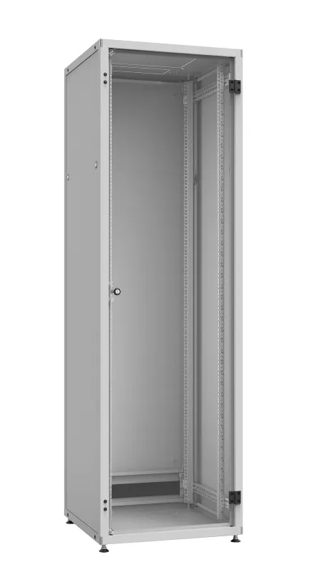 Solarix Rozvádzač LC-50 42U, 600x800 RAL 7035, sklenené dvere